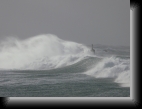 Lampaul-Plouarzel, le 9 déc. 2007
Ce jour là, poussée par la tempête, une houle énorme déferlait sur
la côte... Spectacle dantesque !